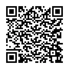 QR код за телефонен номер +13234066274