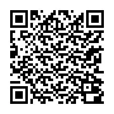 Código QR para número de teléfono +13252000215