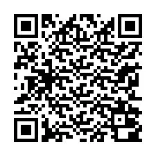 QR-koodi puhelinnumerolle +13252000525