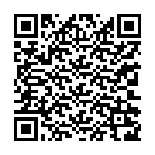 Código QR para número de teléfono +13302226002