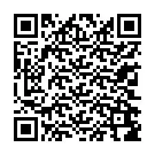 Código QR para número de telefone +13302686267