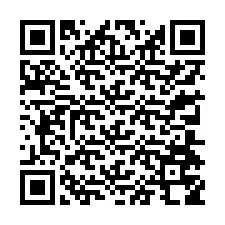 QR код за телефонен номер +13304758348