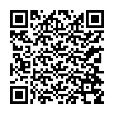 QR kód a telefonszámhoz +13304758661