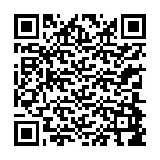 QR код за телефонен номер +13304986245