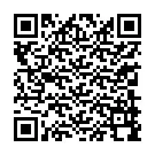 QR kód a telefonszámhoz +13309998646