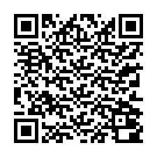 Codice QR per il numero di telefono +13312000314