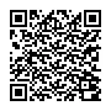 Código QR para número de teléfono +13312000322