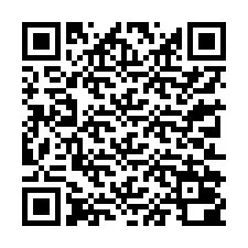 QR Code สำหรับหมายเลขโทรศัพท์ +13312000438