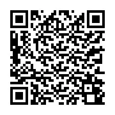 Código QR para número de teléfono +13312040518