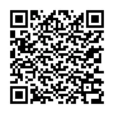 Código QR para número de telefone +13313336313