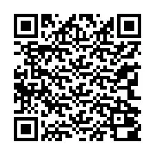 Codice QR per il numero di telefono +13342000203