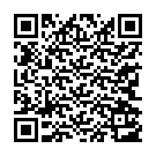 Código QR para número de telefone +13342103736