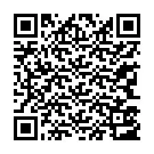 QR-koodi puhelinnumerolle +13343503123