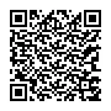 QR-code voor telefoonnummer +13343757101