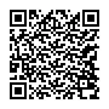 QR-code voor telefoonnummer +13348038675