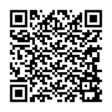 QR kód a telefonszámhoz +13348191352