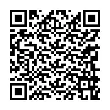 QR код за телефонен номер +13349969656