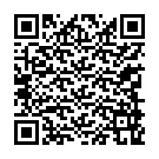 QR код за телефонен номер +13349969693