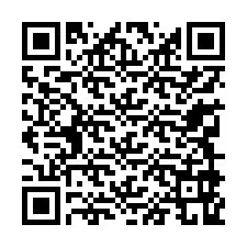 QR-code voor telefoonnummer +13349969867