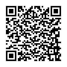 QR kód a telefonszámhoz +13349969952