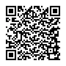 Código QR para número de teléfono +13349970076