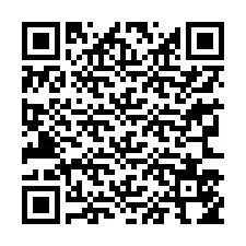 Código QR para número de teléfono +13363554502