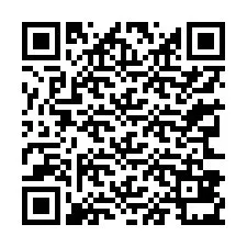 QR код за телефонен номер +13363831249