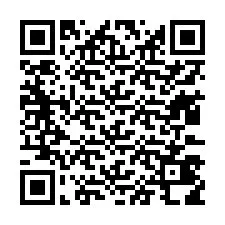 QR kód a telefonszámhoz +13433418155