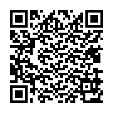 QR код за телефонен номер +13439972456