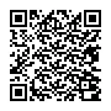 QR-код для номера телефона +13472000322