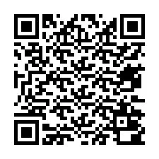 QR-code voor telefoonnummer +13472000543