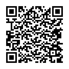 Código QR para número de teléfono +13474109366