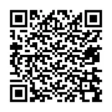 QR Code pour le numéro de téléphone +13474298007