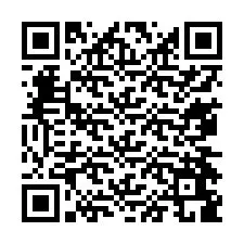 QR код за телефонен номер +13474689698