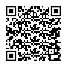 Código QR para número de teléfono +13474932125