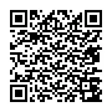 Código QR para número de teléfono +13477043846