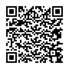 Codice QR per il numero di telefono +13477044112