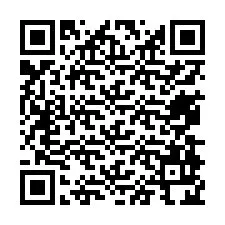 QR-koodi puhelinnumerolle +13478924577