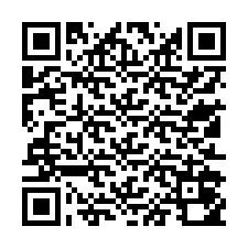 Código QR para número de teléfono +13512050894