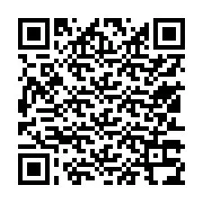 Kode QR untuk nomor Telepon +13513334876