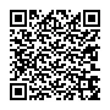 Código QR para número de teléfono +13603655008