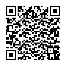 Código QR para número de teléfono +13617041431