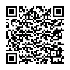 QR-код для номера телефона +13671921349