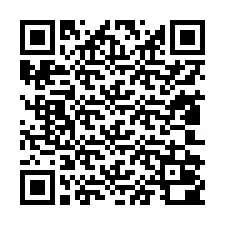 QR kód a telefonszámhoz +13802000008