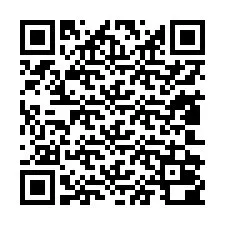 QR Code pour le numéro de téléphone +13802000018