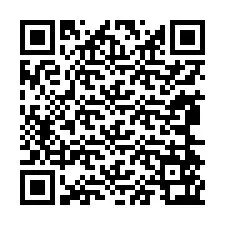 QR-koodi puhelinnumerolle +13864563434