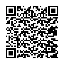 QR-код для номера телефона +13872007287