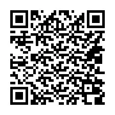 QR-код для номера телефона +14012008477