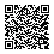 QR-koodi puhelinnumerolle +14012008619