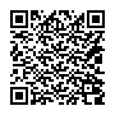 Codice QR per il numero di telefono +14012008631